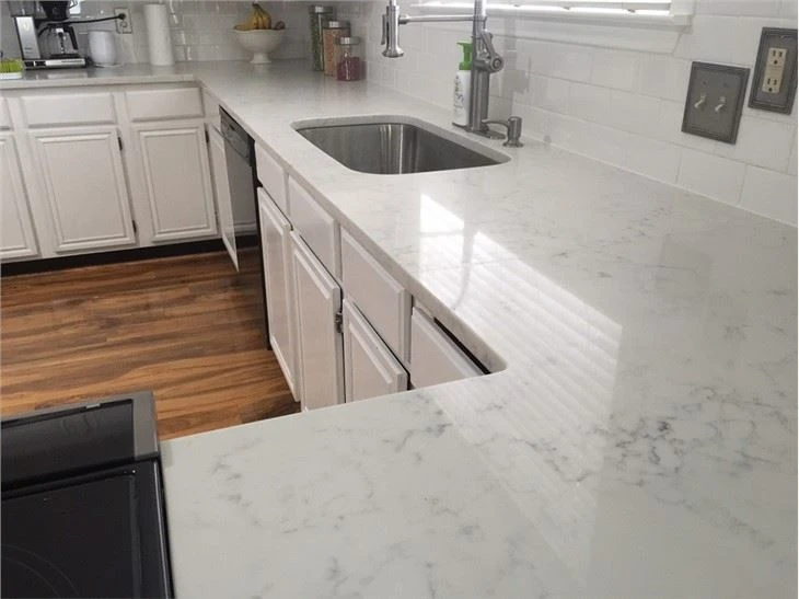 Bianco Marina Quartz Kitchen countertop