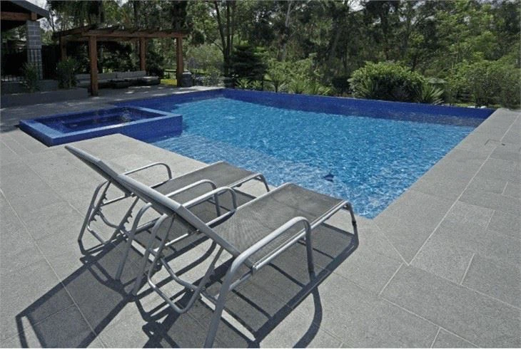 Black Pearl Granite G684 Swimming Pool Coping Tiles And Corner