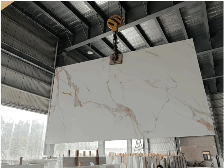 Calacatta Gold Nano Glass Stone Quartzs Countertops