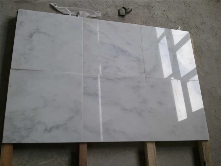 Oriental White Marble Backsplash Countertop